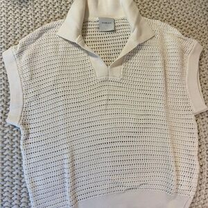 NWOT Varley Open-Knit Sweater Vest